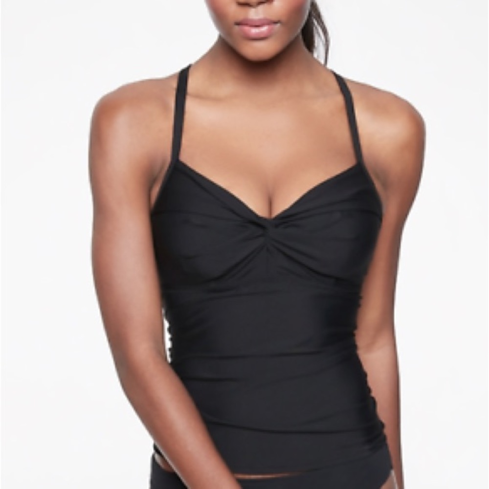 Athleta Twist Up Tankini Swim Top